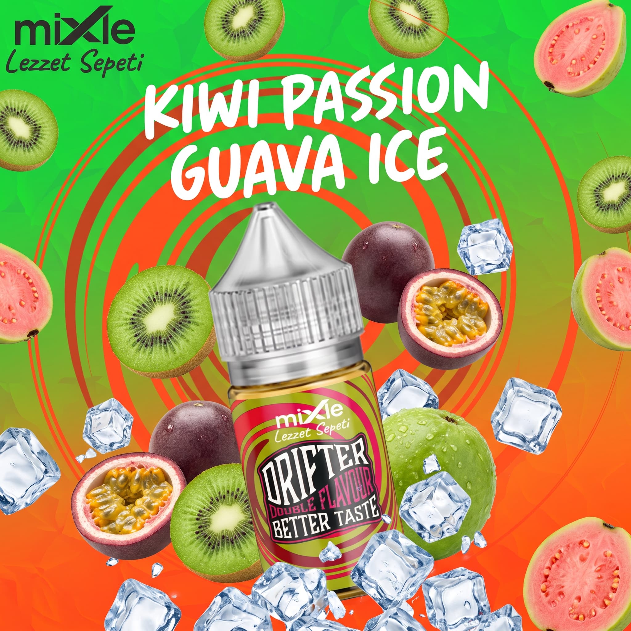 Kiwi Passion Guava Ice – Drifter Bar Aroma